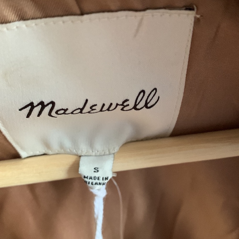 Madewell Wool Cashmere… Blend Camel coat size - Picture 4 of 15